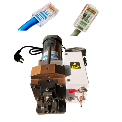 Quality  Compact Semi Automatic Crimping Machine Heavy Duty Crystal Head Crimping Machine factory
