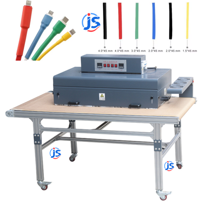 Quality  Wire Heat Shrink Tubing Machine 10 kW Heat Shrink Tunnel With Conveyor factory