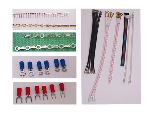Two Sides Automatic Terminal Crimping Machine 4800 Pcs/H Automatic Wire Crimping Machine 0.05-2mm2