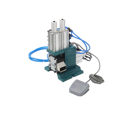 Vertical Semi Semi Automatic Stripping Machine 110V / 220V Cable Stripping Equipment