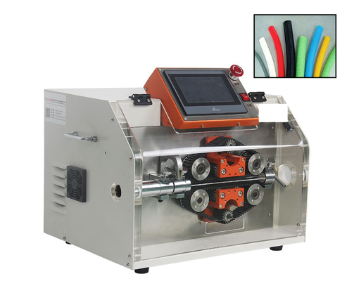 Fast Speed Corrugated Tube Cutting Machine with 4-32mm Cutting Diameter 10-9999.9mm Length and ±0.1mm Accuracy