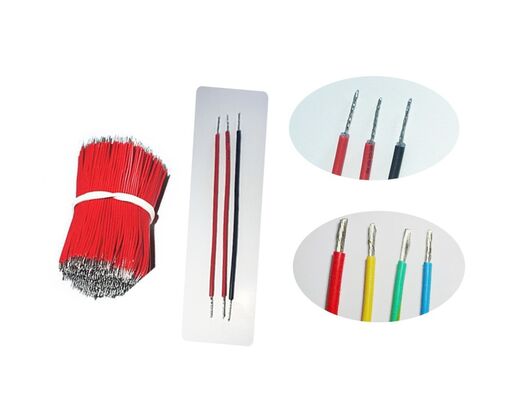 Full Automatic Cable Cutting Stripping Machine Double Side Wire Soldering Machine High Speed