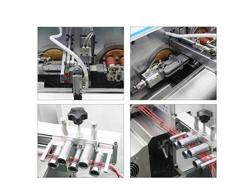 Full Automatic Cable Cutting Stripping Machine Double Side Wire Soldering Machine High Speed