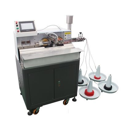 Double Side Cable Stripping Twisting Soldering Tinning Machine High Speed Automatic Wire Processing Machine