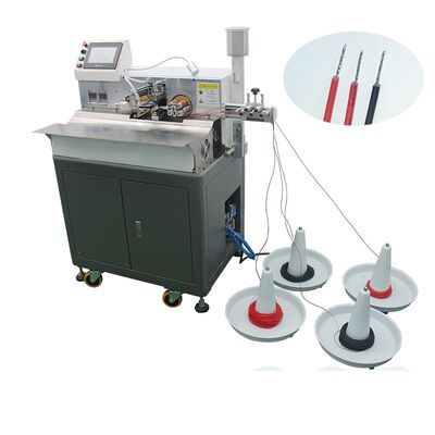 Double Side Cable Stripping Twisting Soldering Tinning Machine High Speed Automatic Wire Processing Machine