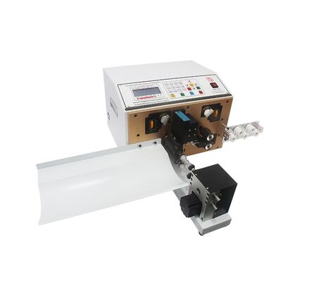 HR-220T Fully Automatic Double Wire Cable Stripping Cutting Twisting Machine  Small Wire Stripper Machine