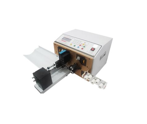 HR-220T Fully Automatic Double Wire Cable Stripping Cutting Twisting Machine  Small Wire Stripper Machine