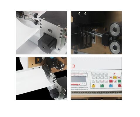 HR-220T Fully Automatic Double Wire Cable Stripping Cutting Twisting Machine  Small Wire Stripper Machine