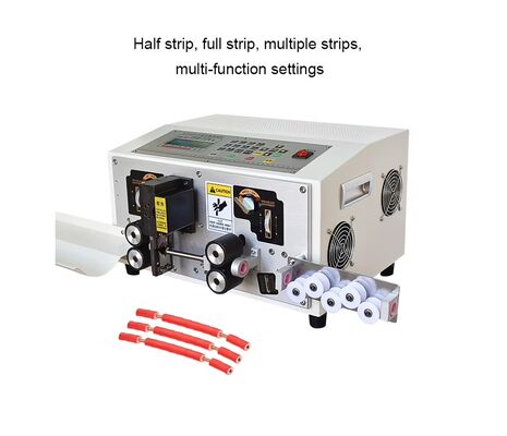 HR-220SN Fully Automatic 1.5-10mm² Wire Stripping Machine  Cable Full and Semi Stripping And Cutting Machine