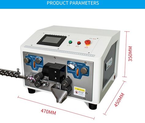 HR-8400 Automatic Wire Stripping Machine Round Sheathed  Wire Inner And Outer Wire Stripping Cutting Machine
