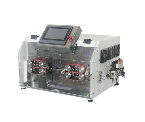 HR-8500 Full Automatic Sheathed Wire Stripping Machine Multi Stripping Cutting Machine