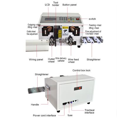 Factory Price Automatic High Speed Electronic Cable Cutting Stripping Machinery with High Output