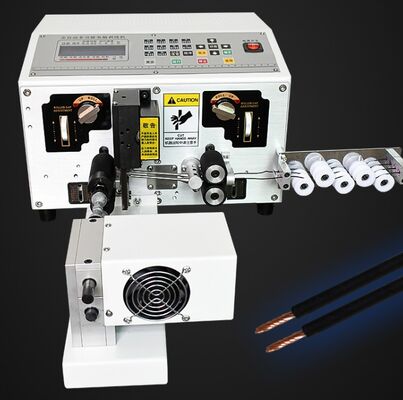 Automatic Wire Stripping, Cutting, Twisting, and Tinning Machine with LCD Screen and Adjustable Wire Straightening Mechanism