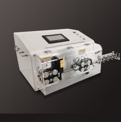 12 Wheel Drive Wire Stripping Machine Computerized Automatic Wire Stripping Machine 800W