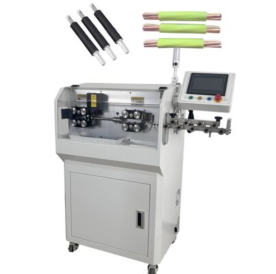 Factory Direct Fully Automatic Multi-function Cable Strip Machine HQ 800W Cable Max 95mm² Wire Stripping 12 Wheels Driving