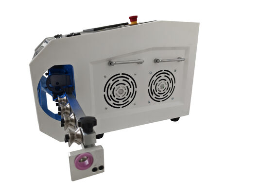 8 Wheel Drive Wire Cutting And Stripping Machines 7 Inch PLC Touch Screen Automatic Wire Cutting And Stripping Machine