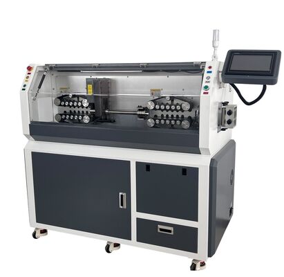 220V Wire Cut And Strip Machine PLC Touch Screen Automatic Wire Cut And Strip Machine