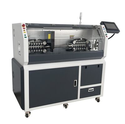 220V Wire Cut And Strip Machine PLC Touch Screen Automatic Wire Cut And Strip Machine