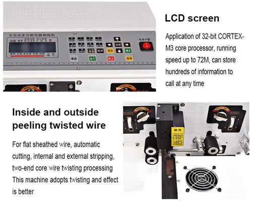 HR-660+2T Automatic Computerized Cable Wire Cutting & Stripping Machine Great Quality with High Speed Produce Capacity Factory