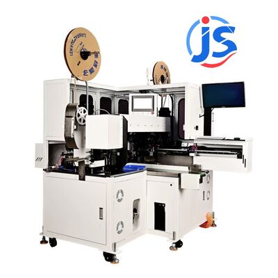 HR-PIS-D Double-End Fully Automatic Wire Processing Center Cut Strip Twist  Tin Crimp & Insert Both Ends 14-32AWG