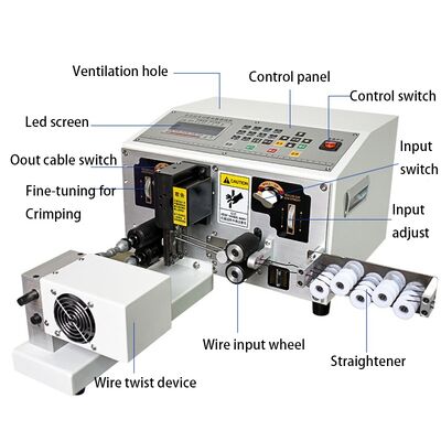 Fully Automatic Multi-functional Cable Cut Strip Twist Machine One-stop Produce Factory Price for Agent Workshop Electric Wire