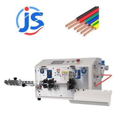 6 Wheel Cable Cutting Machine Full Automatic Cable Cutting And Stripping Machine 550W