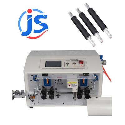 Touch Screen Wire Cut Strip Machine 8 Wheel Cut And Strip Wire Machine