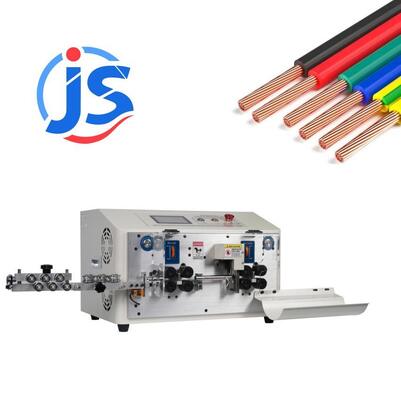 Touch Screen Wire Cut Strip Machine 8 Wheel Cut And Strip Wire Machine