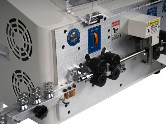 Touch Screen Wire Cut Strip Machine 8 Wheel Cut And Strip Wire Machine