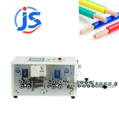 8 Wheel Automatic Accelerated Version Double-Layer  Round Sheathed Cable Stripper and Cutter Multi-core Cable Stripping Machine