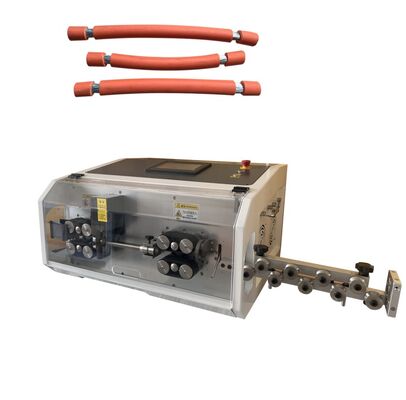 Factory Provide Fully Automatic Cable Strip and Cut Machine Wire Size 2.5mm²-70mm² with 7 Inch PLC Touch Screen High Speed Steel