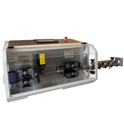 Factory Provide Fully Automatic Cable Strip and Cut Machine Wire Size 2.5mm²-70mm² with 7 Inch PLC Touch Screen High Speed Steel