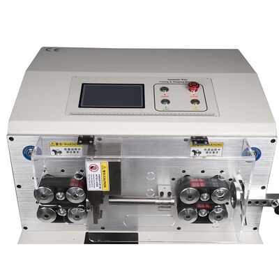Multi Core Cable Cutting Machine 7 Inch Touch Screen Cable Cut And Strip Machine