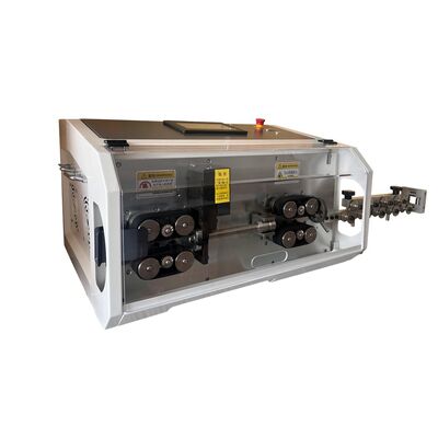 High Speed Steel 800-1000pcs/Hr 7 Inch PLC Copper Cable Cutting Stripping Large Diameter Cable 2.5mm²-70mm²  Peeling Machine
