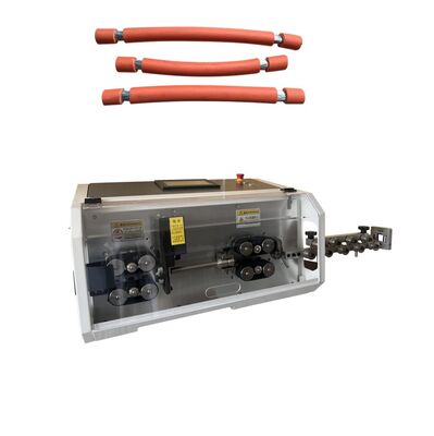 High Speed Steel 800-1000pcs/Hr 7 Inch PLC Copper Cable Cutting Stripping Large Diameter Cable 2.5mm²-70mm²  Peeling Machine