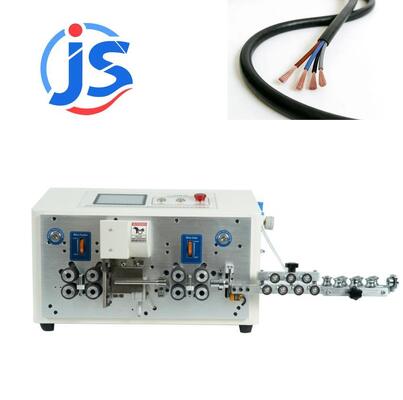 High Speed 8-Wheel Round Sheath Inner and Outer Double Layer Peeling Machine Wire Stripping Device for Multi-Inner Core Cable