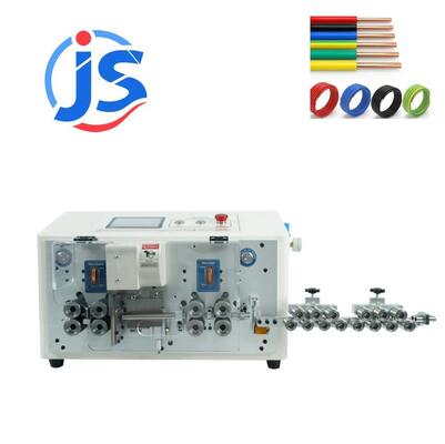 8 Wheel High Speed Round Sheath Outer Diameter 2-6 mm Cutter Stripping Inner and Outer Double Layer Wire Harness Peeling Machine