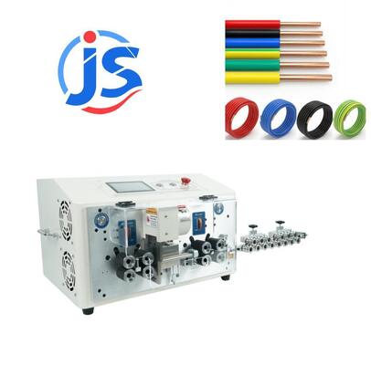 Double Layer Peeling Cable Cutting Machine 5 Inch Touch Screen Cable Cut And Strip Machines