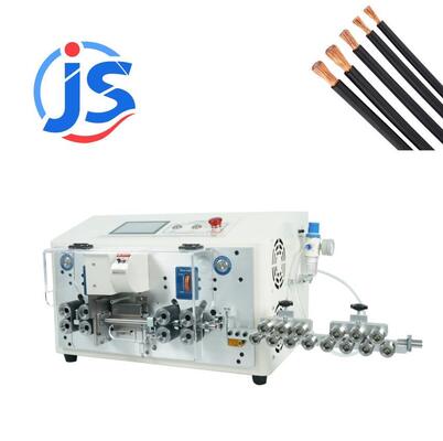 Double Layer Peeling Cable Cutting Machine 5 Inch Touch Screen Cable Cut And Strip Machines