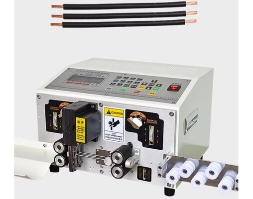 Automatic Double Wire Harness Cutting and Stripping Cable Manufacturing Equipment Wire Cable Cutter Stripper Copper Wire Tool