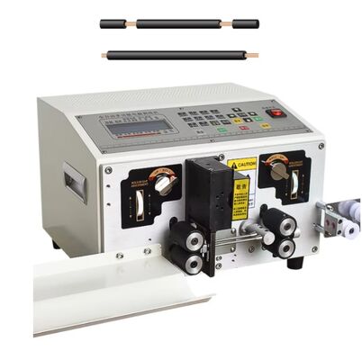 Automatic Double Wire Harness Cutting and Stripping Cable Manufacturing Equipment Wire Cable Cutter Stripper Copper Wire Tool