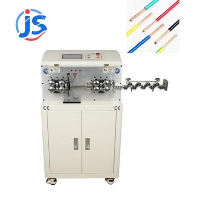 High Speed Servo Cable Cutting Machine 7 Inch Touch Screen Automatic Cut And Strip Machine 3000W