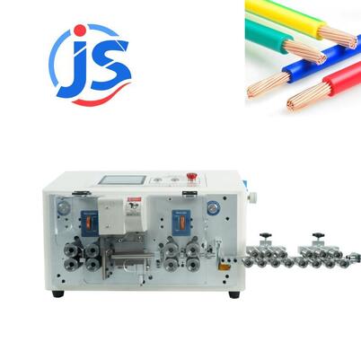 8-Roller Dual-Line Round Sheathed Cable Stripping Machine for Outer Jacket and Inner Core Integrated Strip