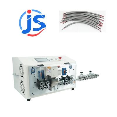 8-Roller Dual-Line Round Sheathed Cable Stripping Machine for Outer Jacket and Inner Core Integrated Strip