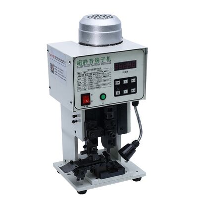 HR-2T Semi Automatic  Wire Terminal Crimping Machine Super mute Noiseless  Wire Stripping And Crimping  Machine