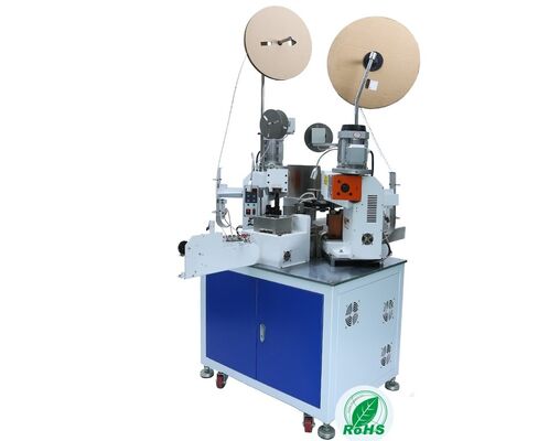 HR-602 Full Automatic Double -Head Wire Stripping Terminal Crimping Machine  All in One type machine