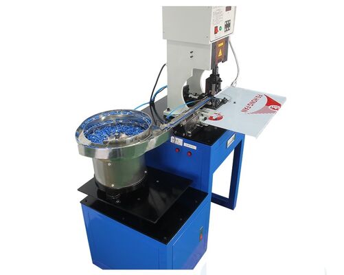 HR-D009 Automatic Individual Terminal Vibrate Plate Feeding Crimping Machine