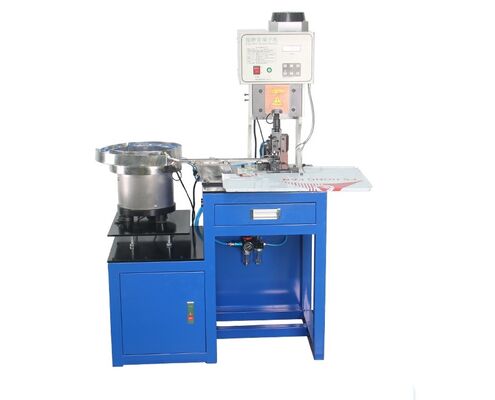 HR-D009 Automatic Individual Terminal Vibrate Plate Feeding Crimping Machine