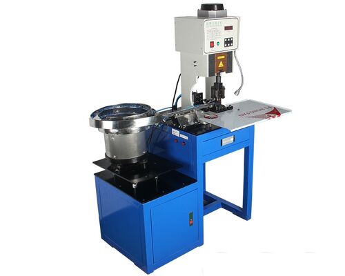 HR-D009 Automatic Individual Terminal Vibrate Plate Feeding Crimping Machine