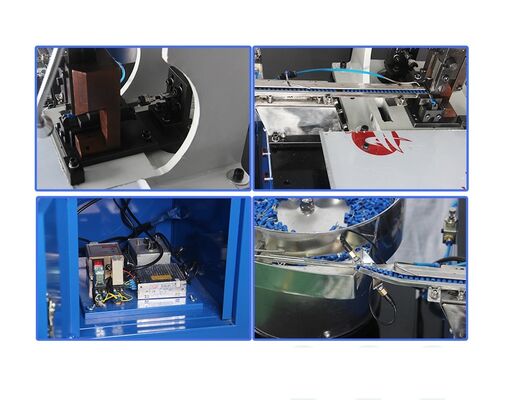 HR-D009 Automatic Individual Terminal Vibrate Plate Feeding Crimping Machine